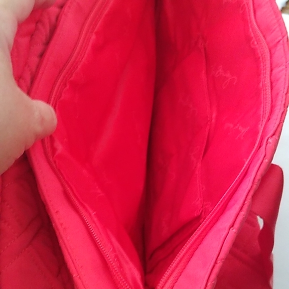 Vera Bradley Triple Compartment Travel Bag, Canyon Sunset Red - Picture 10 of 15